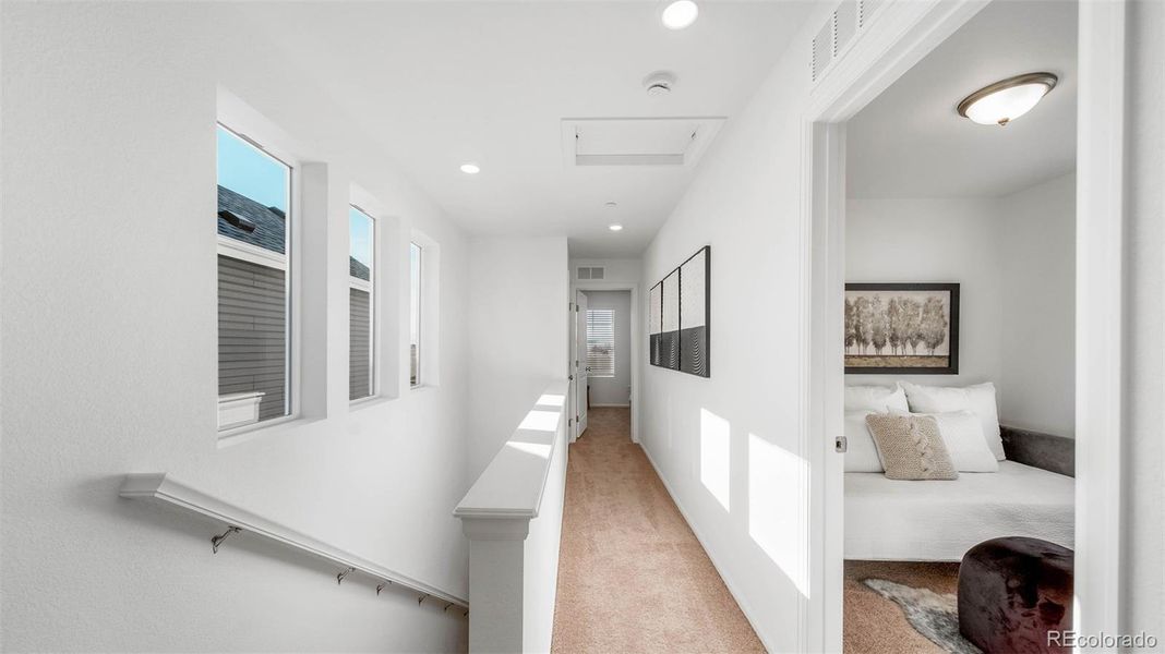 Furnished interior view inside a new home in , Commerce City (Image 25).