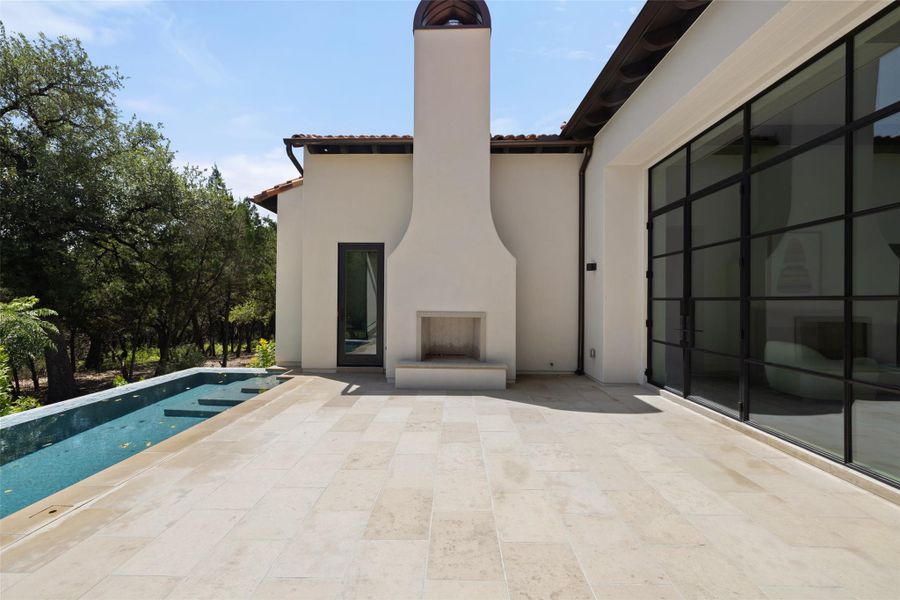 Front exterior of a new home in Amarra Villas, Austin, TX, highlighting curb appeal (Image 24). Front exterior of a new home in Amarra Villas, Austin, TX, highlighting curb appeal (Image 24).