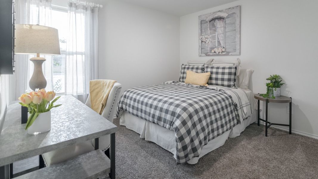 Furnished interior view inside a new home in Wildcat Ranch, Crandall (Image 7).