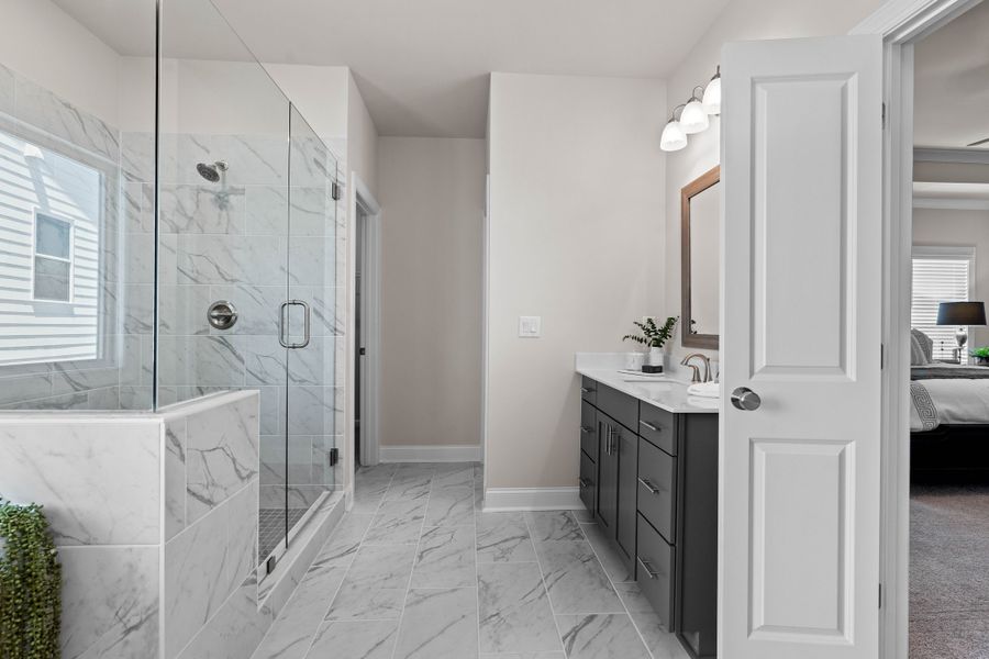 Representative furnished interior of a home built from the The Castleberry by The Providence Group in Palisades Single Family, Cumming (Image 50).