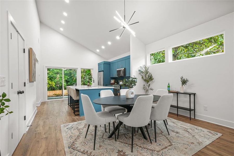 Furnished interior view inside a new home in , Atlanta (Image 11).