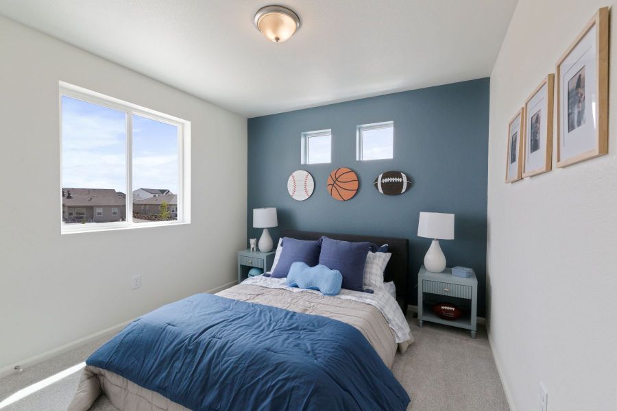 Furnished interior view inside a new home in Banning Lewis Ranch - New Homes Colorado Springs, Colorado Springs (Image 16).