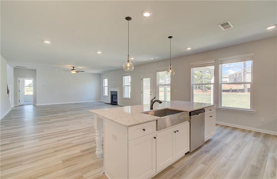 Furnished interior view inside a new home in Grandview at Millers Mill, Stockbridge (Image 7).