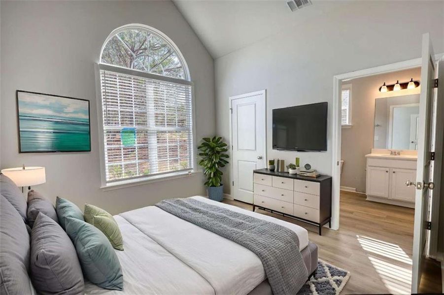 Furnished interior view inside a new home in , Social Circle (Image 6).