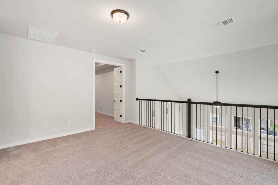 Spacious, unfurnished interior of a new home in Arbor Collection at Lariat, Liberty Hill (Image 40). Spacious, unfurnished interior of a new home in Arbor Collection at Lariat, Liberty Hill (Image 40).