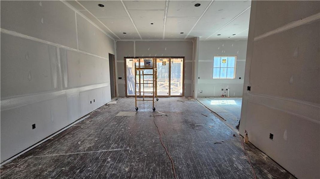 In-progress construction of a new home in , Marietta, GA (Image 22).