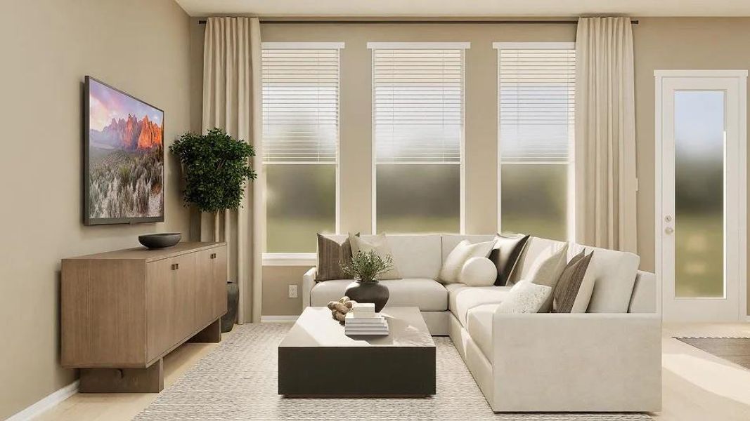 Furnished interior view inside a new home in Cotton Brook, Hutto (Image 9).