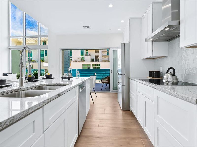 Furnished interior view inside a new home in , Sarasota (Image 10).
