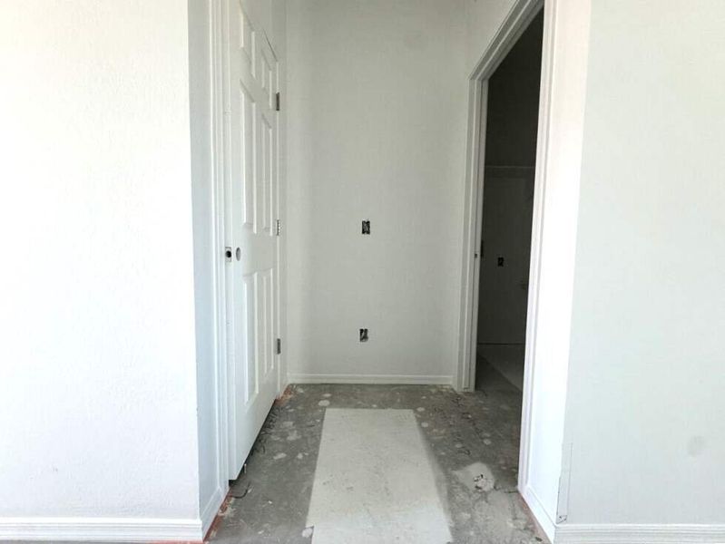 Hall to laundry room