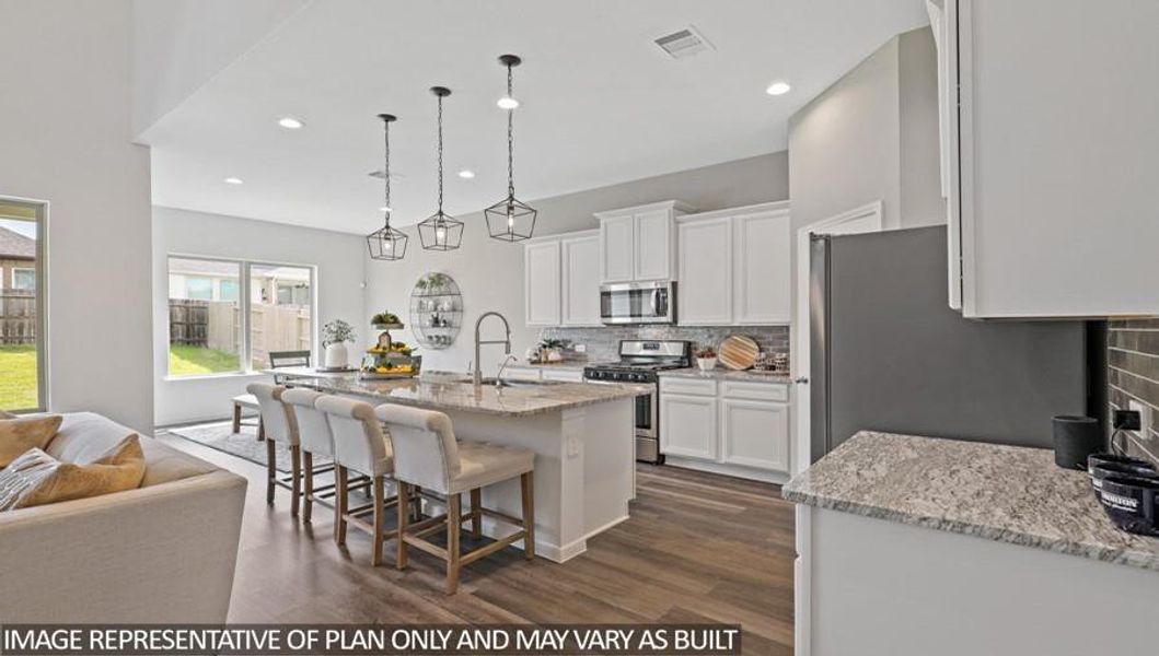 Furnished interior view inside a new home in Hills of Westlake, Conroe (Image 19).