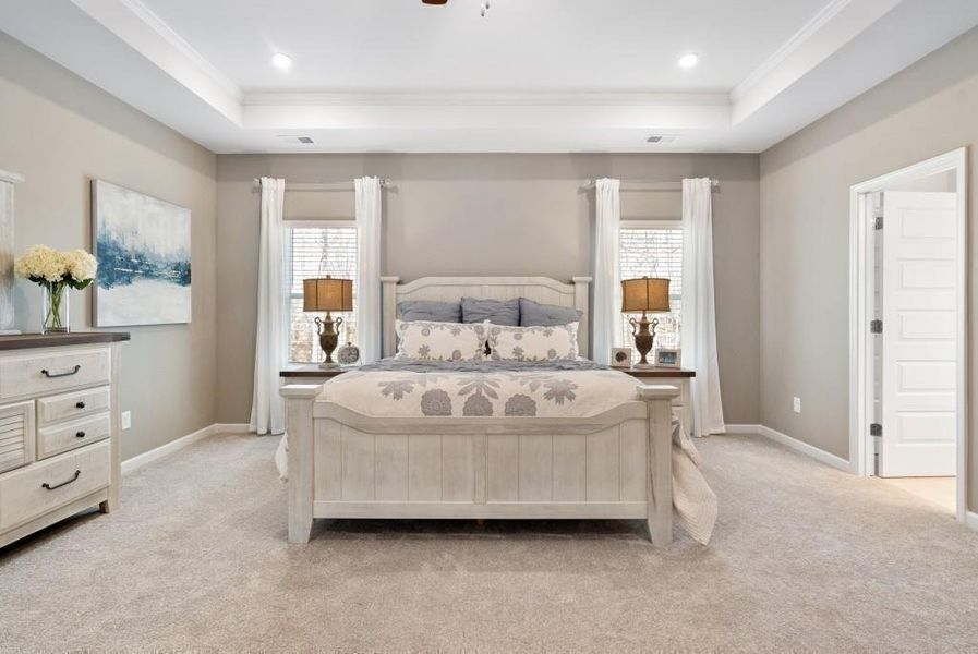 Furnished interior view inside a new home in Jones Ridge, Dallas (Image 11).