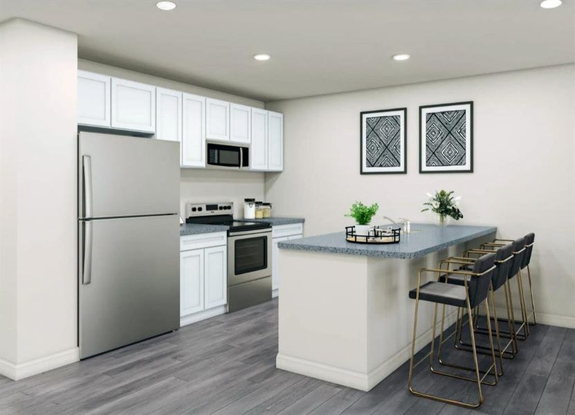 Furnished interior view inside a new home in Treaty Oak, Granbury (Image 3).