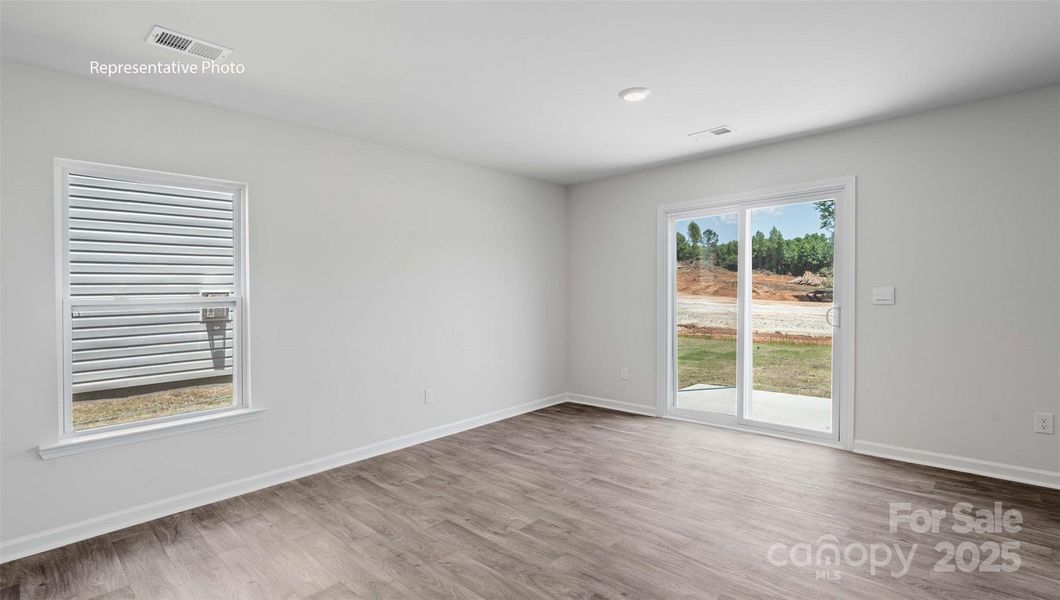 Spacious, unfurnished interior of a new home in Clark Creek Landing, Lincolnton (Image 12).