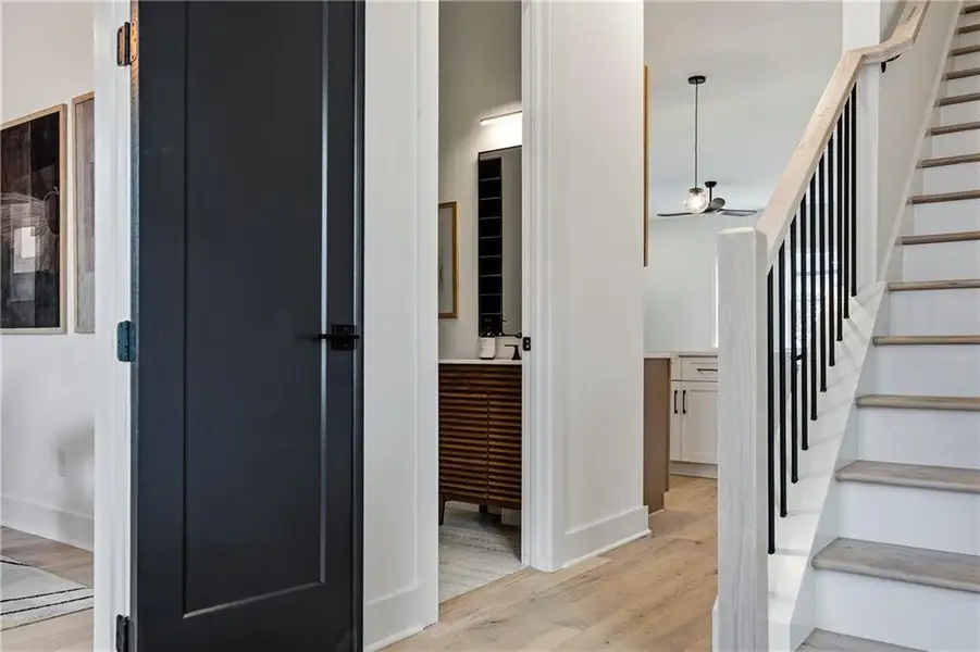 Furnished interior view inside a new home in , Atlanta (Image 23).