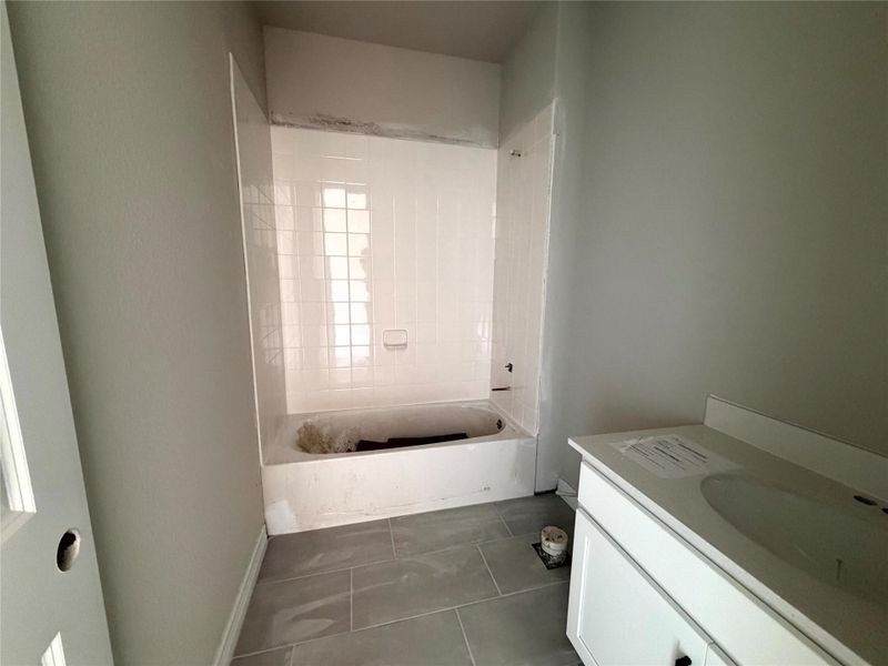 Actual progress of your home.