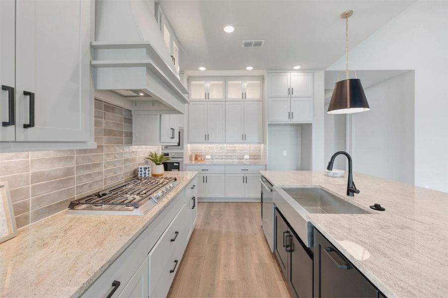 Furnished interior view inside a new home in Harvest Green 65', Richmond (Image 10).