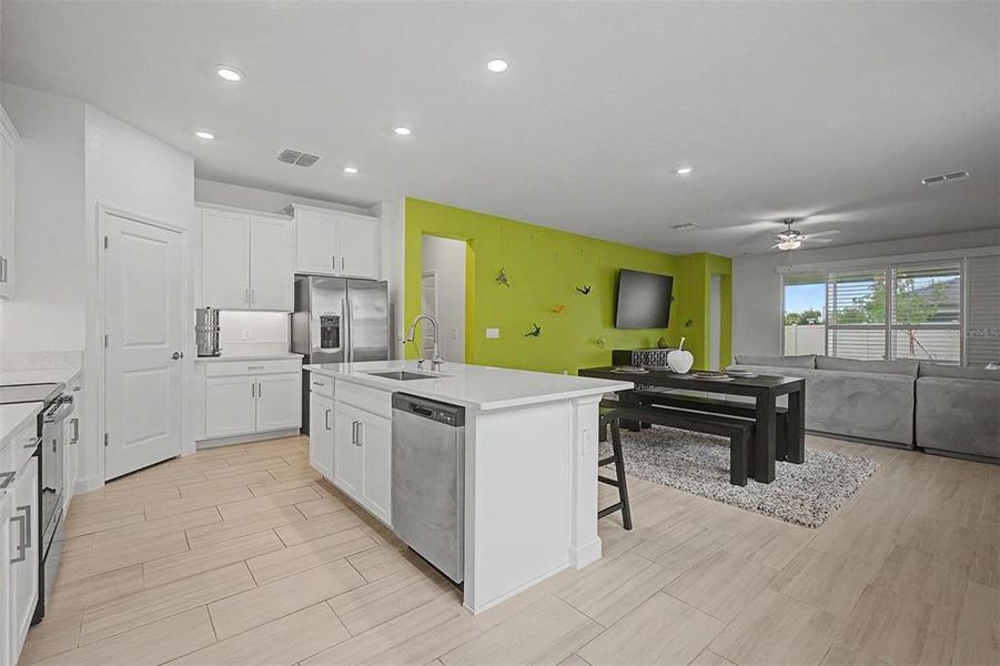 Furnished interior view inside a new home in Mirada Active Adult, San Antonio (Image 8).
