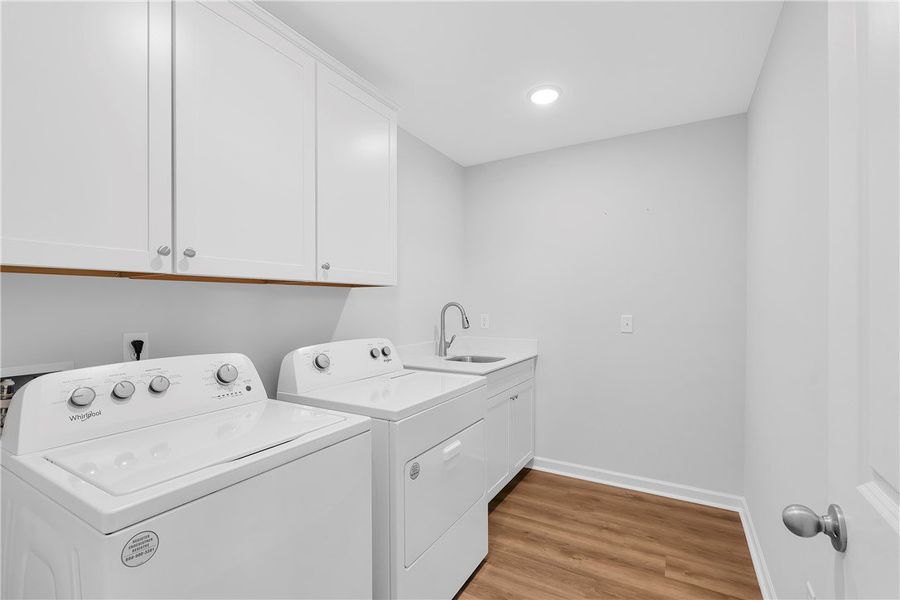 Furnished interior view inside a new home in Brownstone Park, Easley (Image 6).