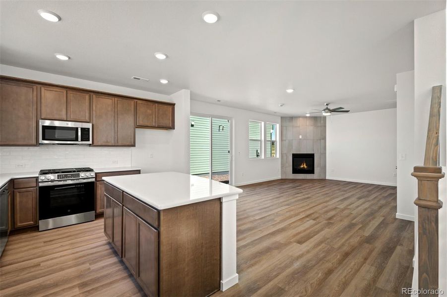 Furnished interior view inside a new home in Revel Crossing at Wolf Ranch – The Ascent Collection, Colorado Springs (Image 12).
