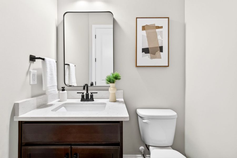 Furnished interior view inside a new home in Edgewater - Harbor Pointe, Lancaster (Image 17). Furnished interior view inside a new home in Edgewater - Harbor Pointe, Lancaster (Image 17).