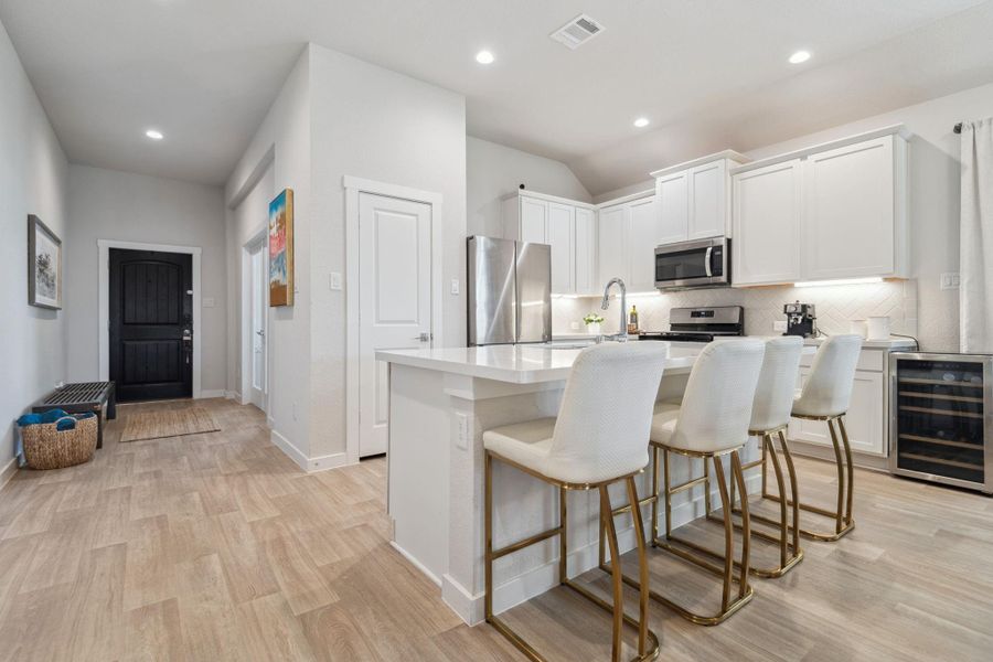 Furnished interior view inside a new home in Sunterra, Katy (Image 12). Furnished interior view inside a new home in Sunterra, Katy (Image 12).