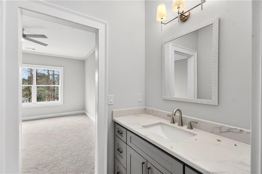 Furnished interior view inside a new home in , Atlanta (Image 41). Furnished interior view inside a new home in , Atlanta (Image 41).