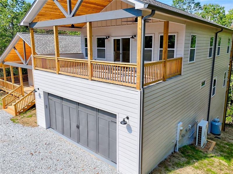 Front exterior of a new home in , Clayton, GA, highlighting curb appeal (Image 25).
