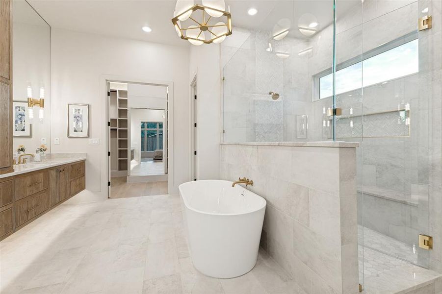 Furnished interior view inside a new home in , Dallas (Image 16). Furnished interior view inside a new home in , Dallas (Image 16).