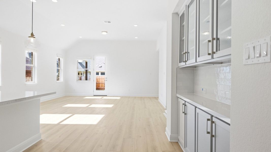 Furnished interior view inside a new home in Sunfield, Buda (Image 20). Furnished interior view inside a new home in Sunfield, Buda (Image 20).