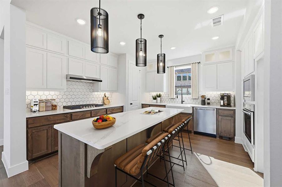 Furnished interior view inside a new home in Mosaic, Prosper (Image 6).