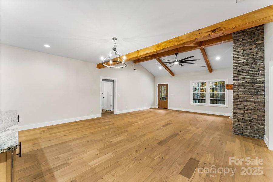 Spacious, unfurnished interior of a new home in , Nebo (Image 32).