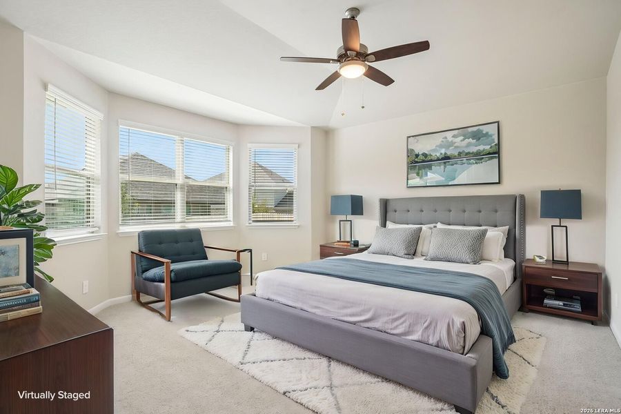 Furnished interior view inside a new home in Arcadia Ridge - Premier Series, San Antonio (Image 15). Furnished interior view inside a new home in Arcadia Ridge - Premier Series, San Antonio (Image 15).