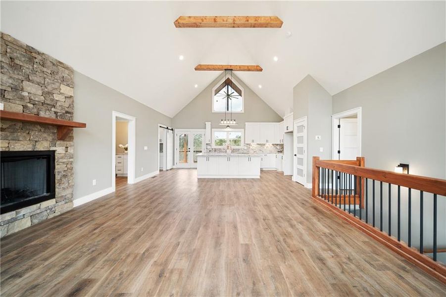 Spacious, unfurnished interior of a new home in , Talking Rock (Image 22).