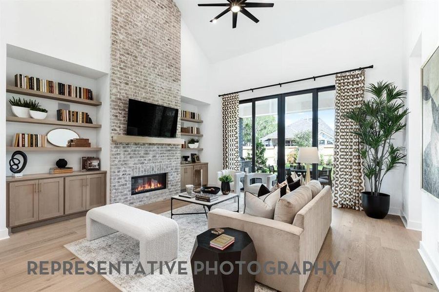 Furnished interior view inside a new home in Goodland, Midlothian (Image 14).