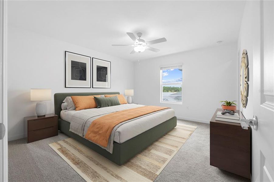 Furnished interior view inside a new home in Sabal Glen at Babcock Ranch, Punta Gorda (Image 10). Furnished interior view inside a new home in Sabal Glen at Babcock Ranch, Punta Gorda (Image 10).
