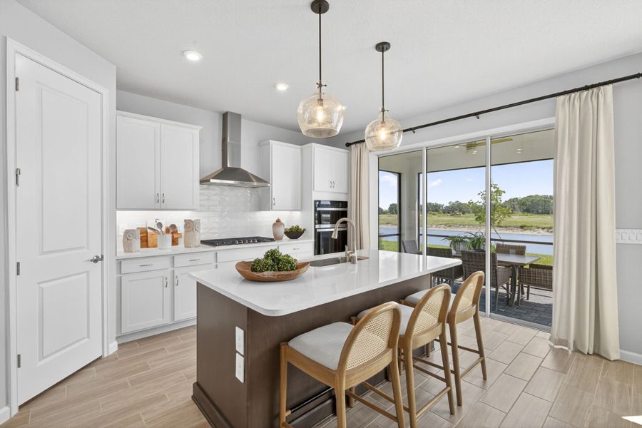 Representative furnished interior of a home built from the Woodruff by Mattamy Homes in Summerlit, Naples (Image 7).