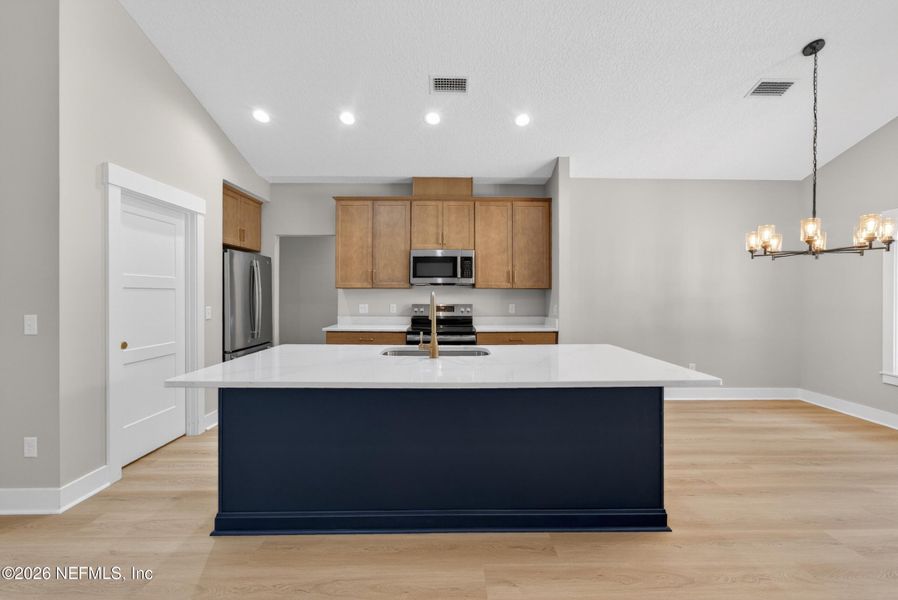 Furnished interior view inside a new home in , Macclenny (Image 39).