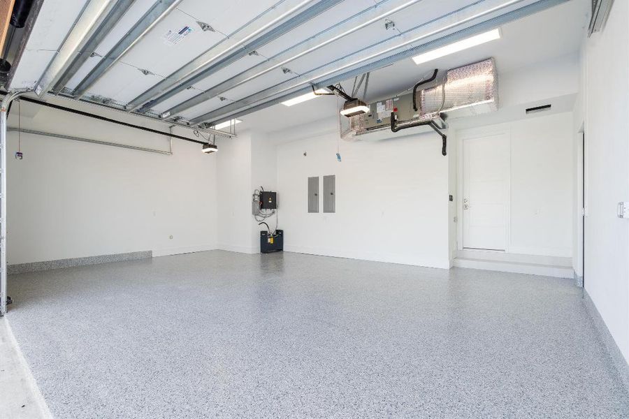 Epoxy Finish 3 Car Garage