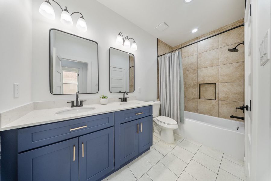 Furnished interior view inside a new home in , Sealy (Image 16).