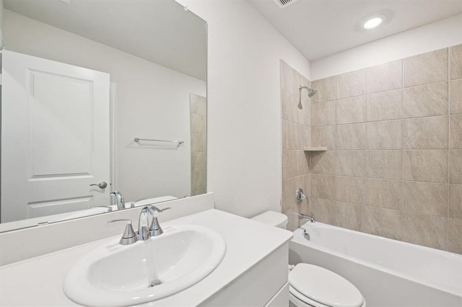 Photo is not of the actual home, but is an inspirational photo of builder’s model home and may depict options, furnishings, and/or decorator features that are not included.