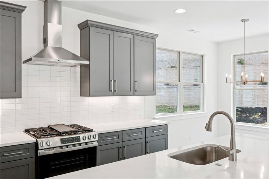 Furnished interior view inside a new home in , Atlanta (Image 6). Furnished interior view inside a new home in , Atlanta (Image 6).