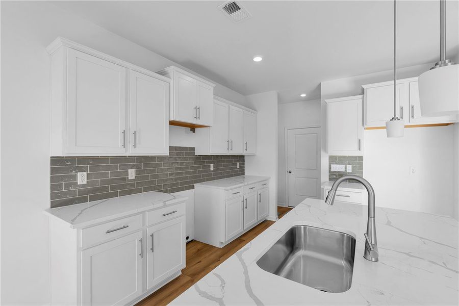 Furnished interior view inside a new home in Brownstone Park, Easley (Image 6).