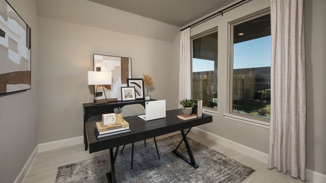 Furnished interior view inside a new home in Brookewater, Rosenberg (Image 16).