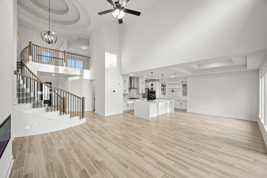 Spacious, unfurnished interior of a new home in Woodforest – 60', Montgomery (Image 26). Spacious, unfurnished interior of a new home in Woodforest – 60', Montgomery (Image 26).