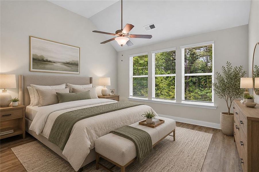 Furnished interior view inside a new home in , Snellville (Image 9). Furnished interior view inside a new home in , Snellville (Image 9).