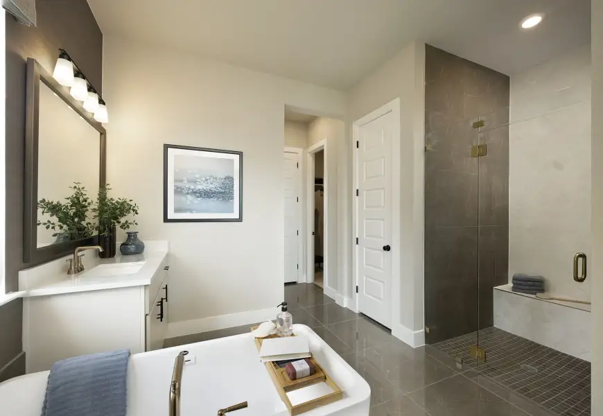 Representative furnished interior of a home built from the Jonestown by Scott Felder Homes in Windsong, Boerne (Image 17).