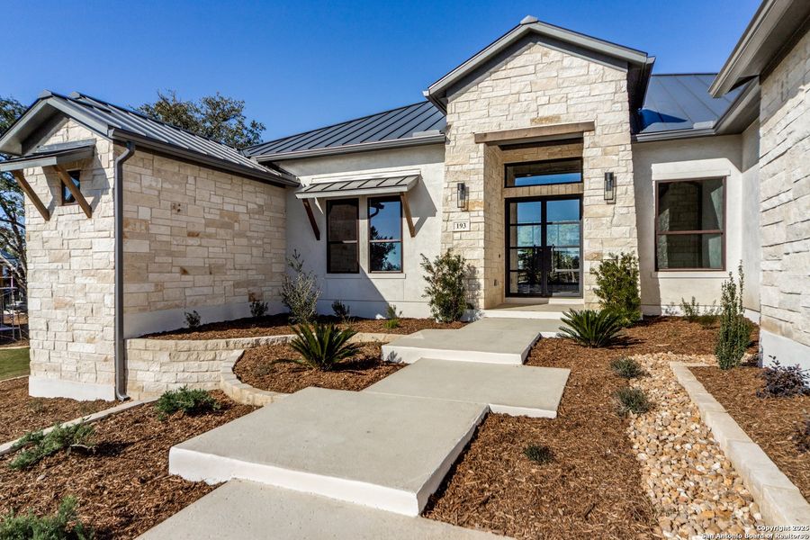 Exterior details and patio area of a home in , Boerne (Image 4).