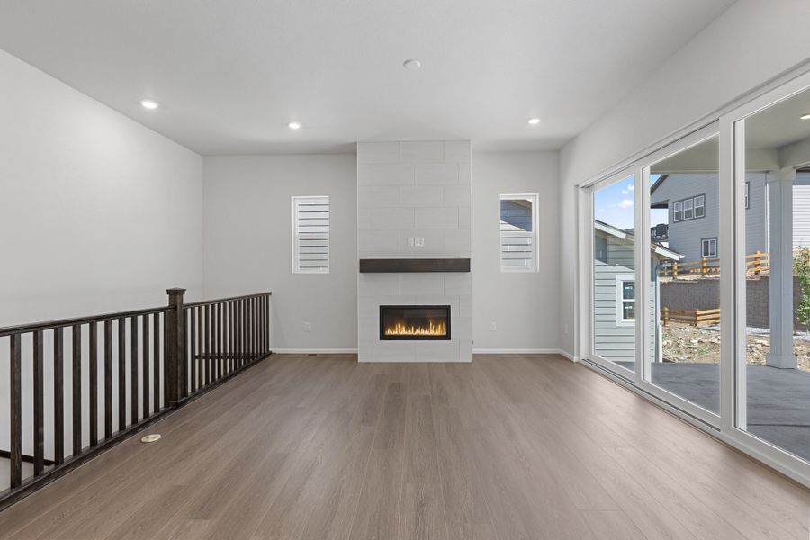 Spacious, unfurnished interior of a new home in The Manors Collection at Golden Overlook, Golden (Image 10).