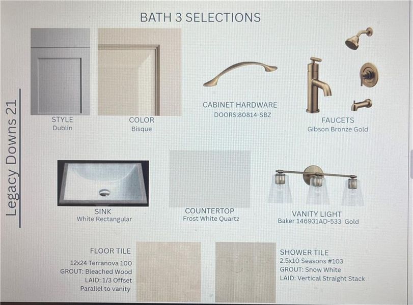 Sample of building materials used in homes in Legacy Downs, Canton (Image 21).