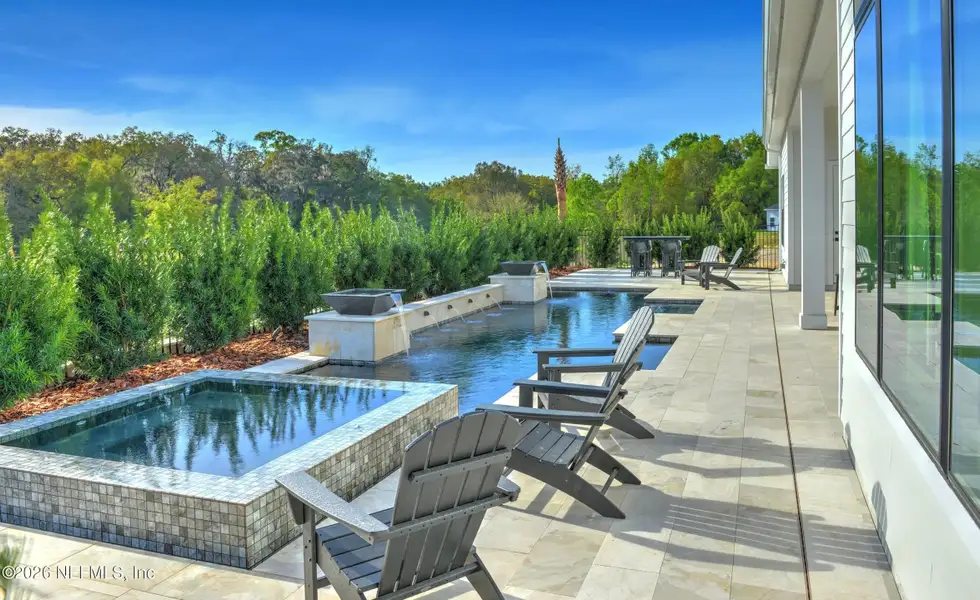 Exterior details and patio area of a home in , Fernandina Beach (Image 4).